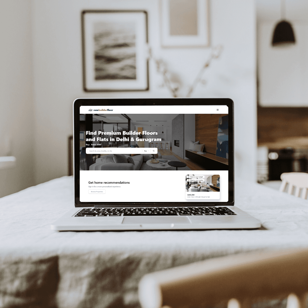 newbuilderfloor website preview